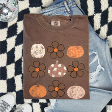 Load image into Gallery viewer, Distressed Brown Tone Pumpkin Floral Collage #BS8389 *8/17 PRINTS ON ORDER AND POSTED FOR PURCHASE BEFORE ARRIVAL
