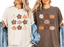 Load image into Gallery viewer, Distressed Brown Tone Pumpkin Floral Collage #BS8389 *8/17 PRINTS ON ORDER AND POSTED FOR PURCHASE BEFORE ARRIVAL

