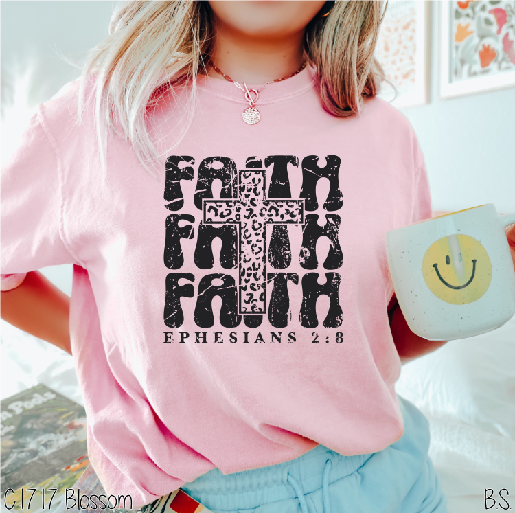 Distressed Faith Stacked With Cross #BS5727