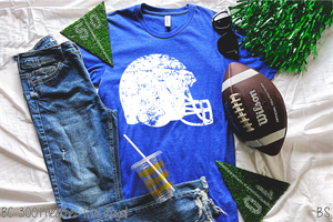 Distressed Football Helmet #BS8343