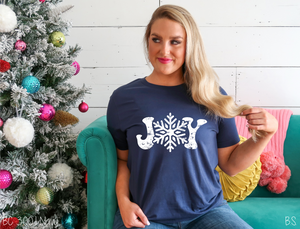 Distressed Joy Snowflake #BS7520