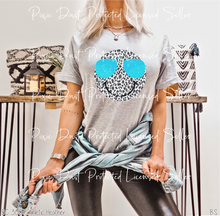 Load image into Gallery viewer, Distressed Leopard Smile With Glasses #BS5742
