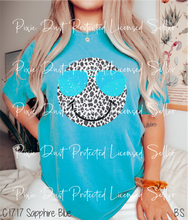 Load image into Gallery viewer, Distressed Leopard Smile With Glasses #BS5742
