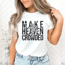Load image into Gallery viewer, Distressed Make Heaven Crowded Cross #BS5691
