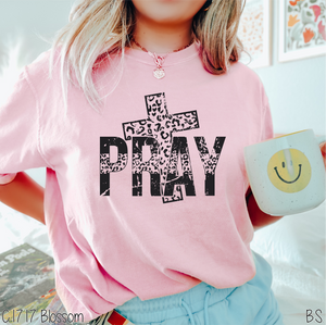 Distressed Pray Cross Distressed #BS5637