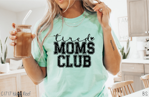 Distressed Tired Moms Club #BS6961