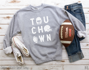 Distressed Touchdown Stacked #BS5720