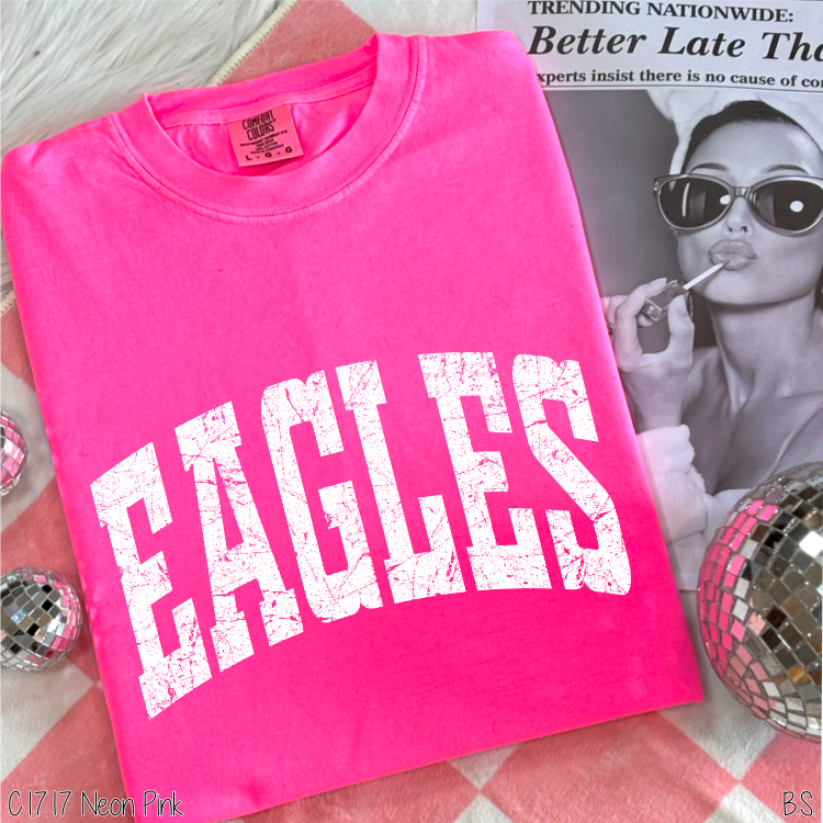 Eagles Distressed Arch #BS8549