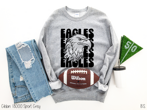 Eagles Stacked Mascot #BS5744