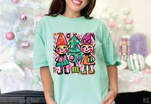 Elves Preppy With Tree #BS8535