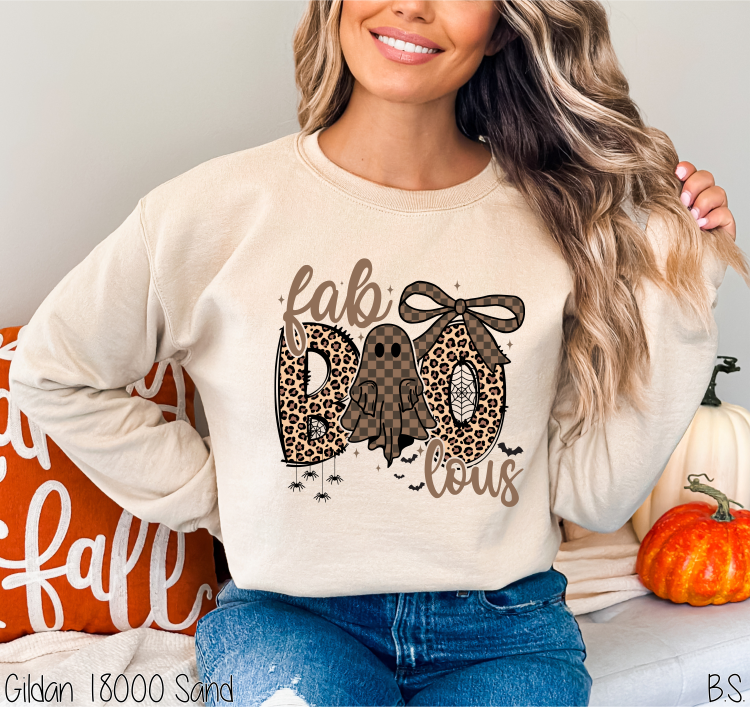 Fab Boo Lous Leopard Checkered #BS7353