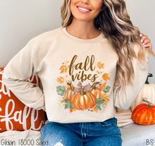 Load image into Gallery viewer, Fall Vibes Bow Pumpkin With Leaves #BS7143
