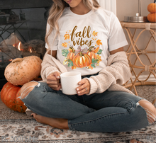 Load image into Gallery viewer, Fall Vibes Bow Pumpkin With Leaves #BS7143
