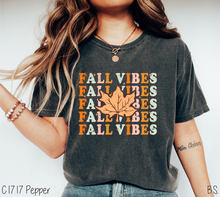 Load image into Gallery viewer, Fall Vibes Stacked With Leaf #BS5770
