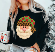 Load image into Gallery viewer, Faux Chenille Santa Leopard Hat #BS8617
