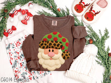 Load image into Gallery viewer, Faux Chenille Santa Leopard Hat #BS8617
