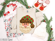 Load image into Gallery viewer, Faux Chenille Santa Leopard Hat #BS8617
