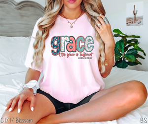 Faux Embroidery His Grace Stitched #BS6755
