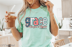 Faux Embroidery His Grace Stitched #BS6755