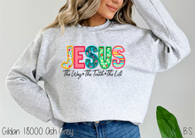 Load image into Gallery viewer, Faux Embroidery Jesus The Way #BS6422
