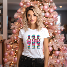 Load image into Gallery viewer, Faux Glitter Nutcracker Trio #BS7429
