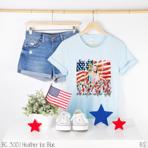 Faux Glitter One Nation Under God #BS8169