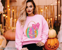 Load image into Gallery viewer, Faux Glitter Pumpkin With Handle #BS7274
