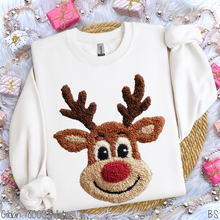 Load image into Gallery viewer, Faux Latch Hook Reindeer #BS8583A *10/12 PRINTS ON ORDER AND EXTRAS POSTED FOR PURCHASE BEFORE ARRIVAL
