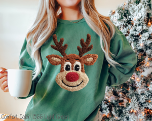 Faux Latch Hook Reindeer #BS8583A *10/12 PRINTS ON ORDER AND EXTRAS POSTED FOR PURCHASE BEFORE ARRIVAL