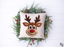 Load image into Gallery viewer, Faux Latch Hook Reindeer #BS8583A *10/12 PRINTS ON ORDER AND EXTRAS POSTED FOR PURCHASE BEFORE ARRIVAL
