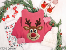 Load image into Gallery viewer, Faux Latch Hook Reindeer #BS8583A *10/12 PRINTS ON ORDER AND EXTRAS POSTED FOR PURCHASE BEFORE ARRIVAL
