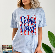 Load image into Gallery viewer, Faux Metallic Baseball Stitch Game Day #BS8978
