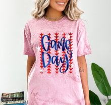 Load image into Gallery viewer, Faux Metallic Baseball Stitch Game Day #BS8978
