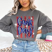 Load image into Gallery viewer, Faux Metallic Baseball Stitch Game Day #BS8978
