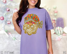 Load image into Gallery viewer, Faux Paint Santa Dalmatian Bow #BS8615
