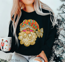 Load image into Gallery viewer, Faux Paint Santa Dalmatian Bow #BS8615
