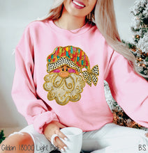 Load image into Gallery viewer, Faux Paint Santa Dalmatian Bow #BS8615
