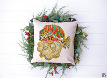 Load image into Gallery viewer, Faux Paint Santa Dalmatian Bow #BS8615
