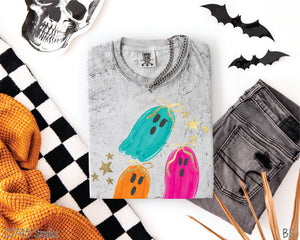 Faux Painted Glitter Ghost #BS8369