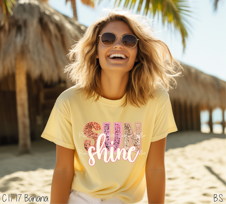 Faux Sparkle Sunshine #BS6614