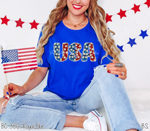 Load image into Gallery viewer, Faux Sparkly USA #BS6920
