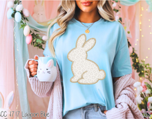 Load image into Gallery viewer, Faux Stitch Neutral Leopard Bunny #BS9004
