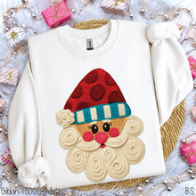 Load image into Gallery viewer, Faux Yarn Crochet Santa #BS8647

