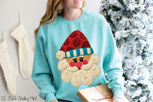 Load image into Gallery viewer, Faux Yarn Crochet Santa #BS8647
