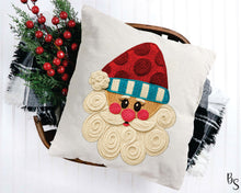 Load image into Gallery viewer, Faux Yarn Crochet Santa #BS8647
