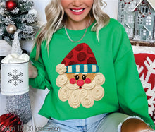 Load image into Gallery viewer, Faux Yarn Crochet Santa #BS8647
