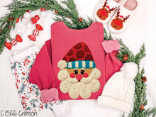 Load image into Gallery viewer, Faux Yarn Crochet Santa #BS8647
