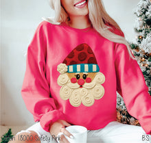 Load image into Gallery viewer, Faux Yarn Crochet Santa #BS8647
