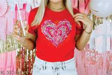 Load image into Gallery viewer, Faux Yarn Glitter Bright Heart #BS8791
