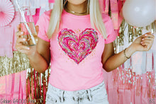 Load image into Gallery viewer, Faux Yarn Glitter Bright Heart #BS8791
